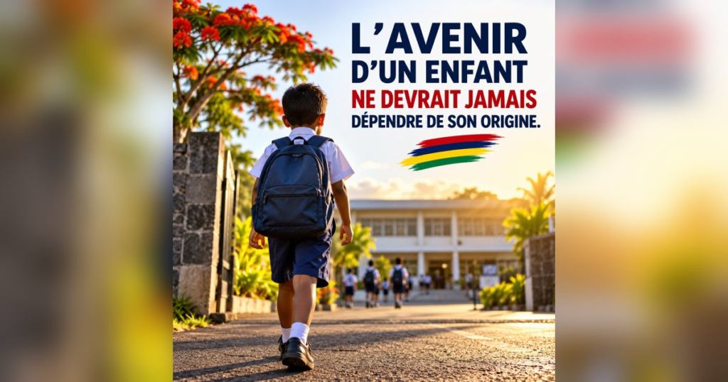 L'avenir d'un enfant ne devrait jamais dépendre de son origine